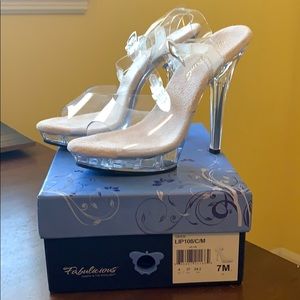 Size 7 Clear Heels